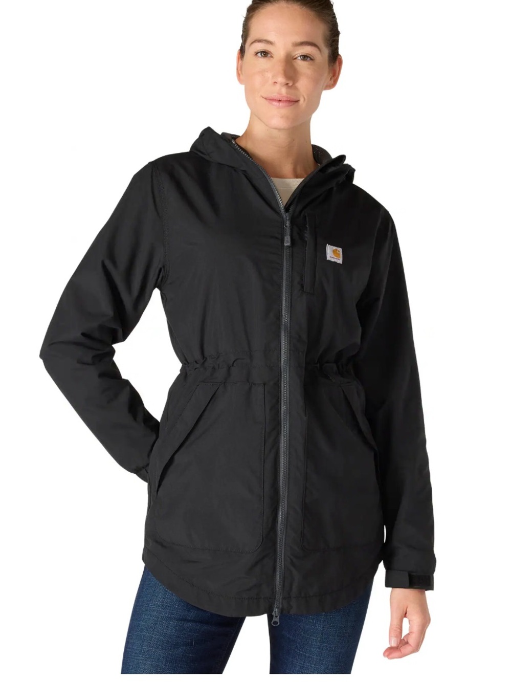 Carhartt Black Hooded Shell Jacket